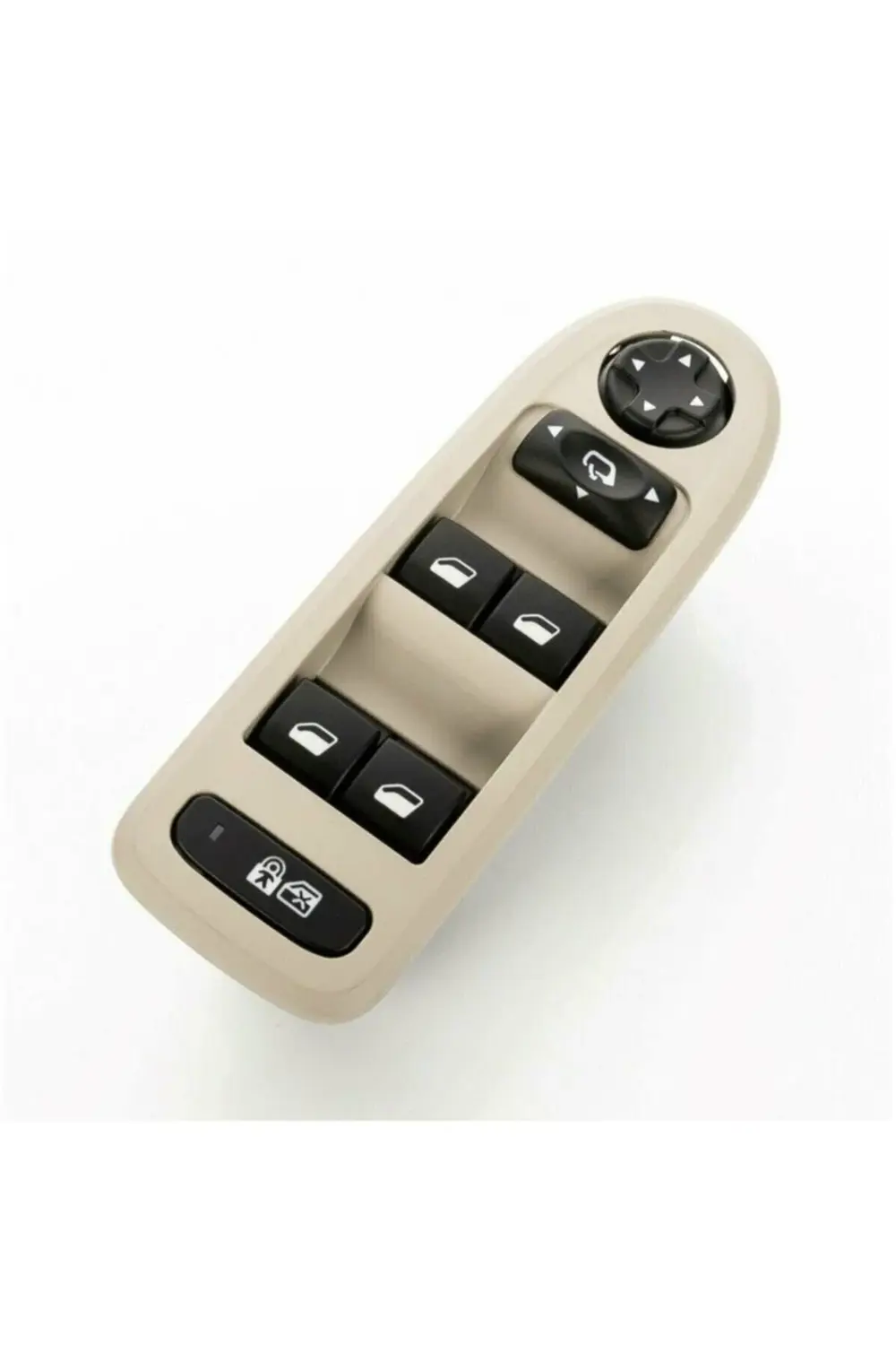 Citroen C5 Uyumlu Sol Dörtlü Cam Anahtarı Düğmesi 2008--2016 Krem