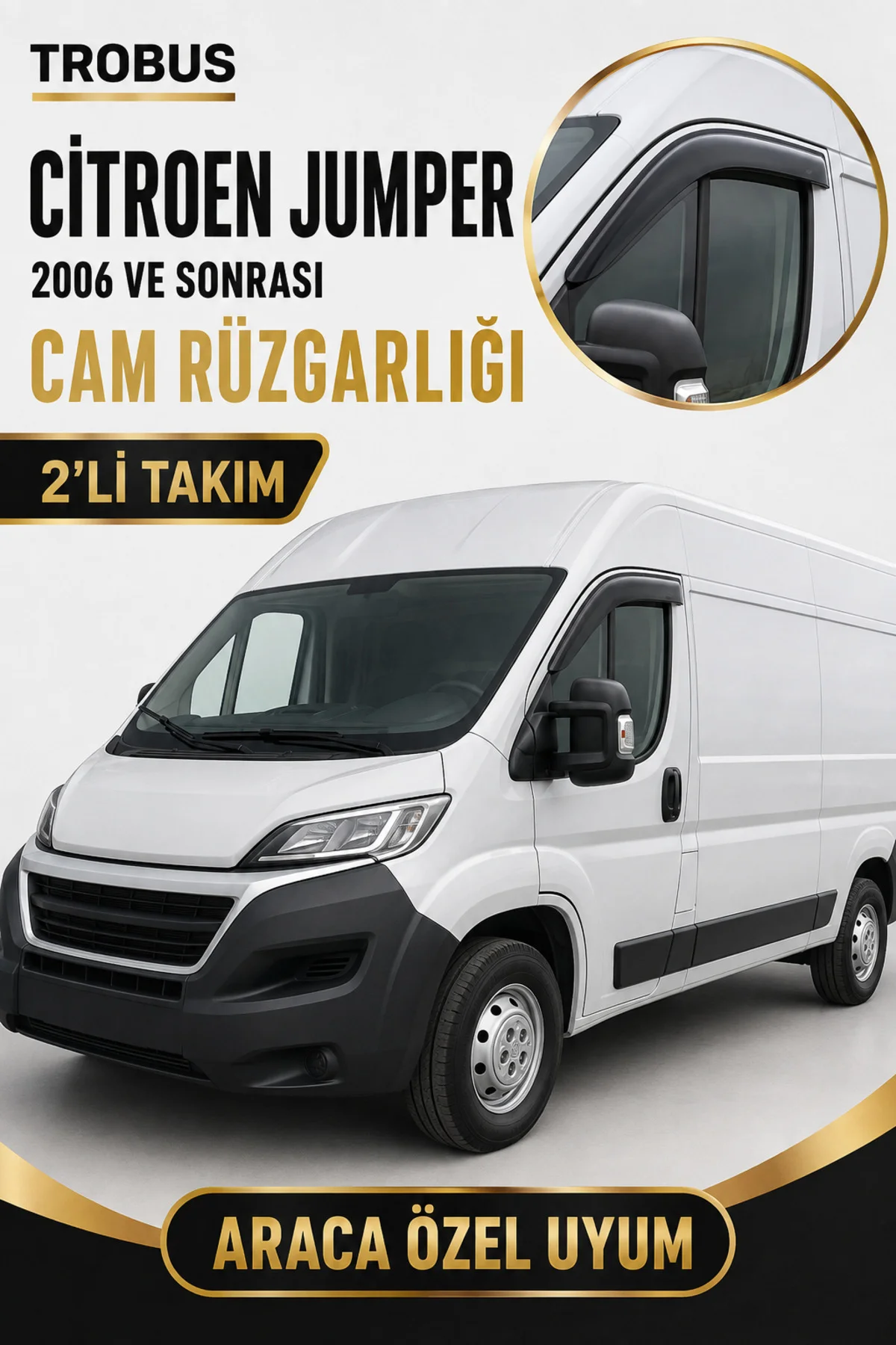 Citroen Jumper 2006 ve Sonrası Cam Rüzgarlığı 2'li Takım Fiyatı, Yorumları ve Özellikleri