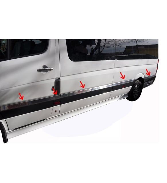 Citroen Jumper Uyumlu Yan Kapı Çıtası -2006 Paslanmaz Çelik Parça