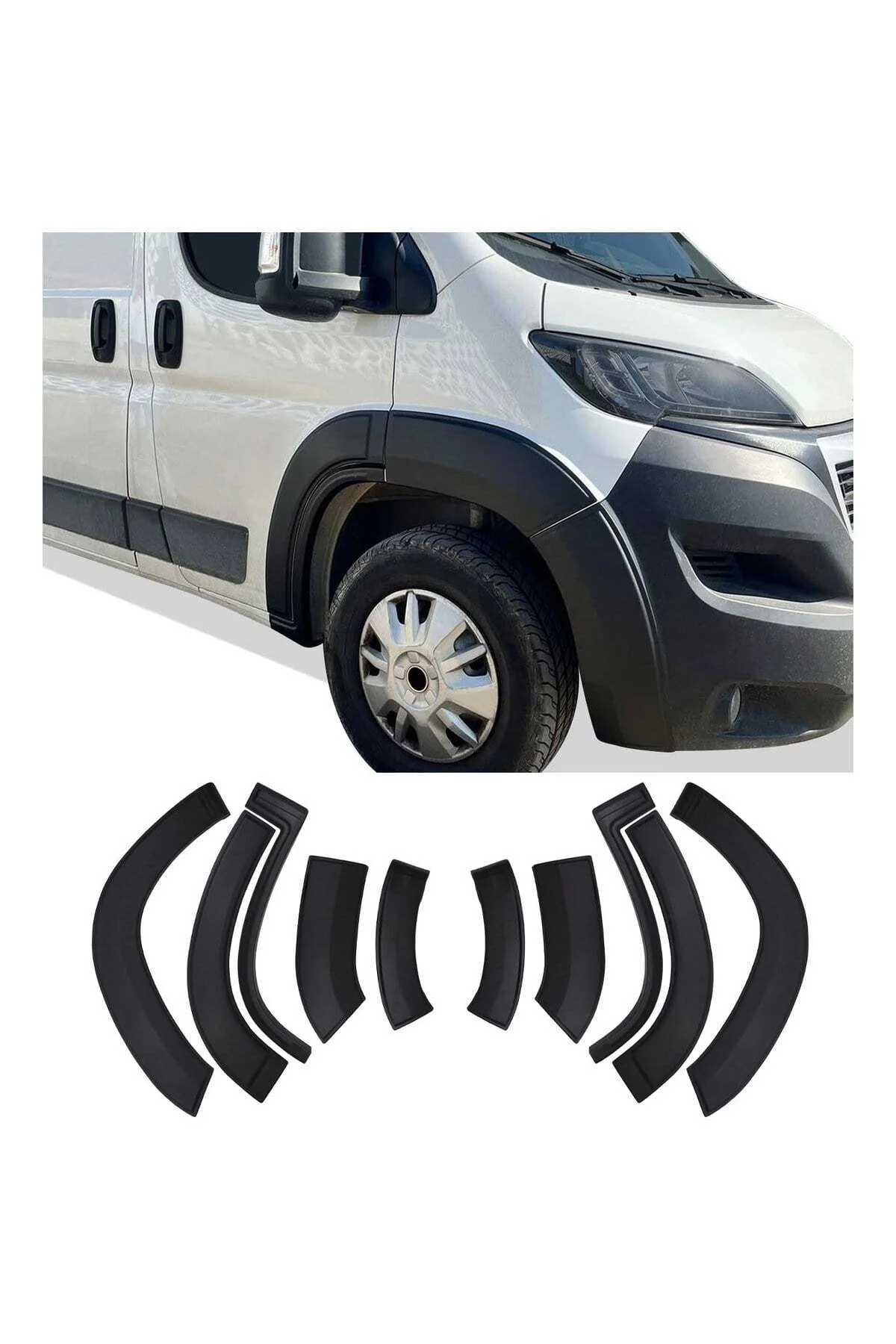 Citroen Jumper Fiat Ducato Peugeot Boxer 2015 ve Sonrası Uyumlu Çamurluk Dodik Seti 12 Parça ABS Mat Citroen Jumper Fiat Ducato Peugeot Boxer 2015 ve Sonrası Uyumlu Çamurluk Dodik Seti 12 Parça ABS Mat