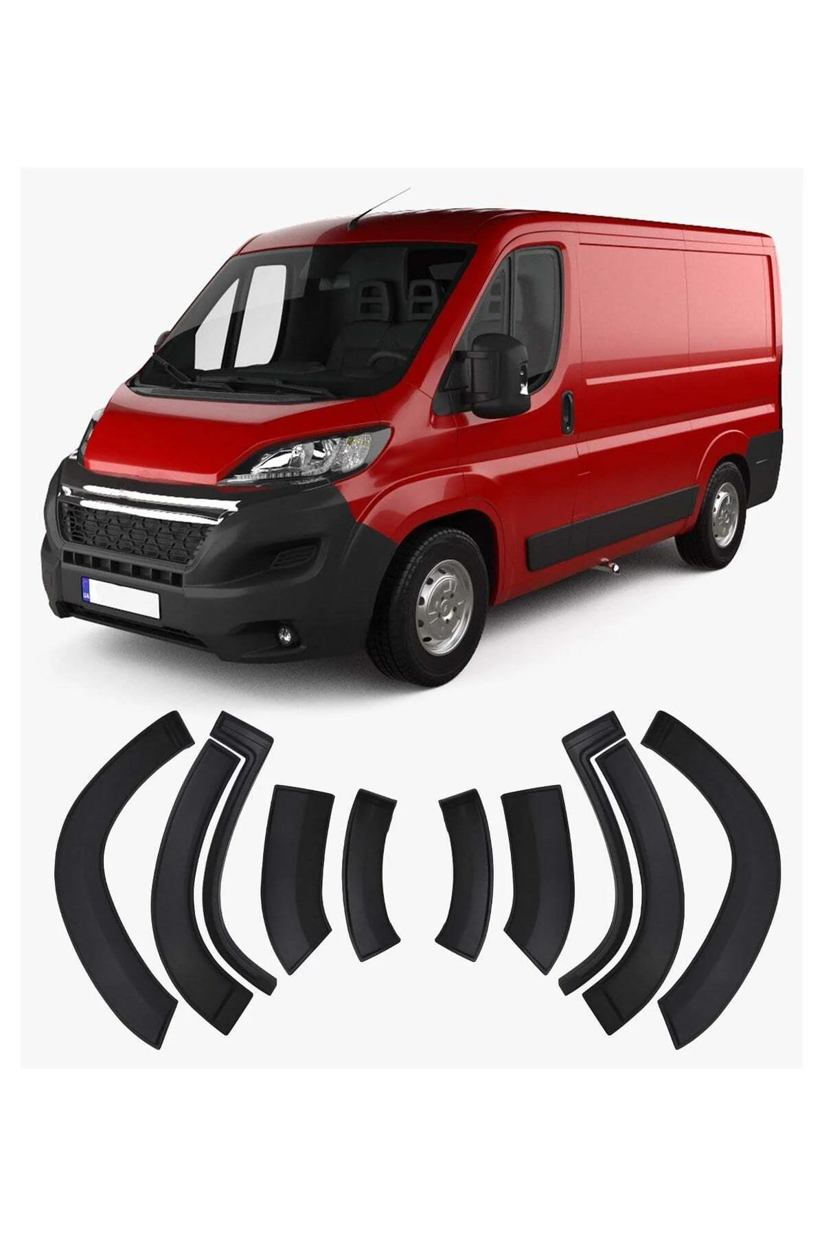 Citroen Jumper Fiat Ducato Peugeot Boxer 2015 ve Sonrası Uyumlu Çamurluk Dodik Seti 12 Parça ABS Mat Citroen Jumper Fiat Ducato Peugeot Boxer 2015 ve Sonrası Uyumlu Çamurluk Dodik Seti 12 Parça ABS Mat - Görsel 4