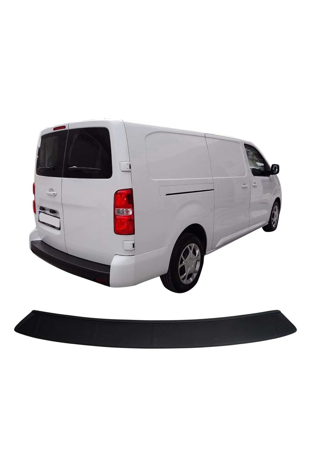 Citroen Jumpy 2017 ve Sonrası Uyumlu Arka Tampon Eşiği Koruma ABS Mat Siyah Citroen Jumpy 2017 ve Sonrası Uyumlu Arka Tampon Eşiği Koruma ABS Mat Siyah - Görsel 2