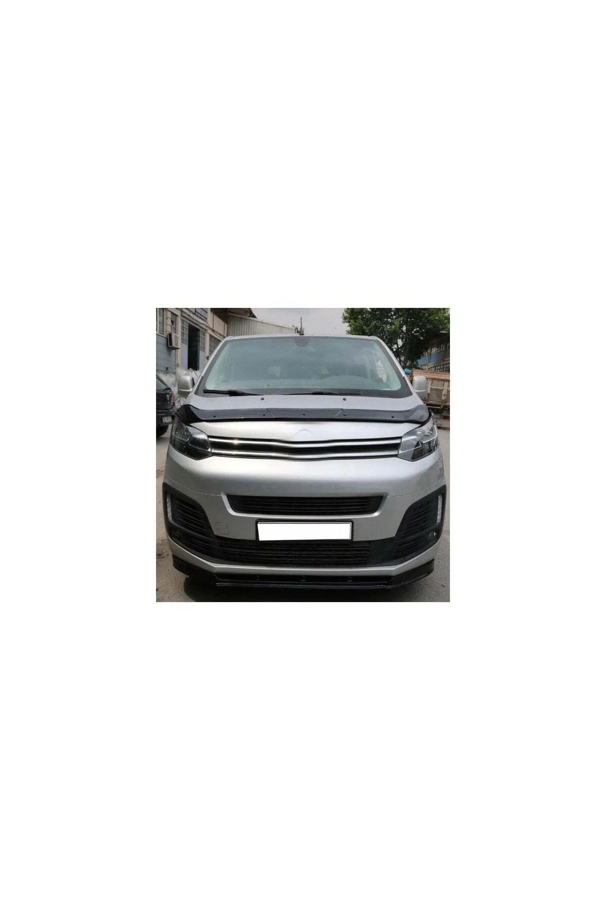 Citroen Jumpy 2017 ve Sonrası Uyumlu Kaput Rüzgarlığı Ön Kaput Koruma ABS Parlak Siyah Citroen Jumpy 2017 ve Sonrası Uyumlu Kaput Rüzgarlığı Ön Kaput Koruma ABS Parlak Siyah - Görsel 2
