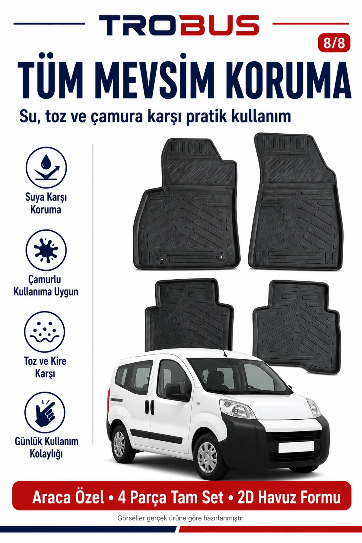Citroen Nemo 2008-2017 Siyah 2D Paspas Fiyatı, Yorumları ve Özellikleri