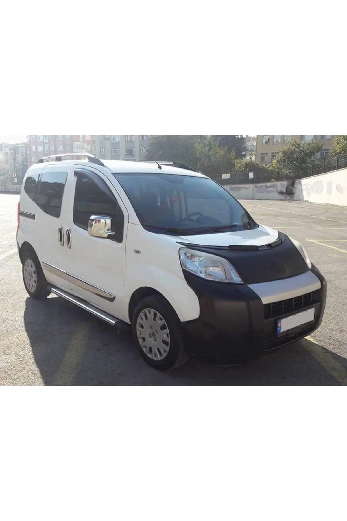 Citroen Nemo 2013 Suni Deri Lüx Kaput Koruyucu Maske Citroen Nemo 2013 Suni Deri Lüx Kaput Koruyucu Maske - Görsel 2