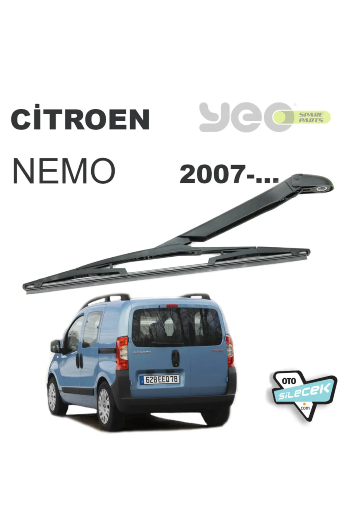 Citroen Nemo Arka Silecek Kolu Set 2007-2019