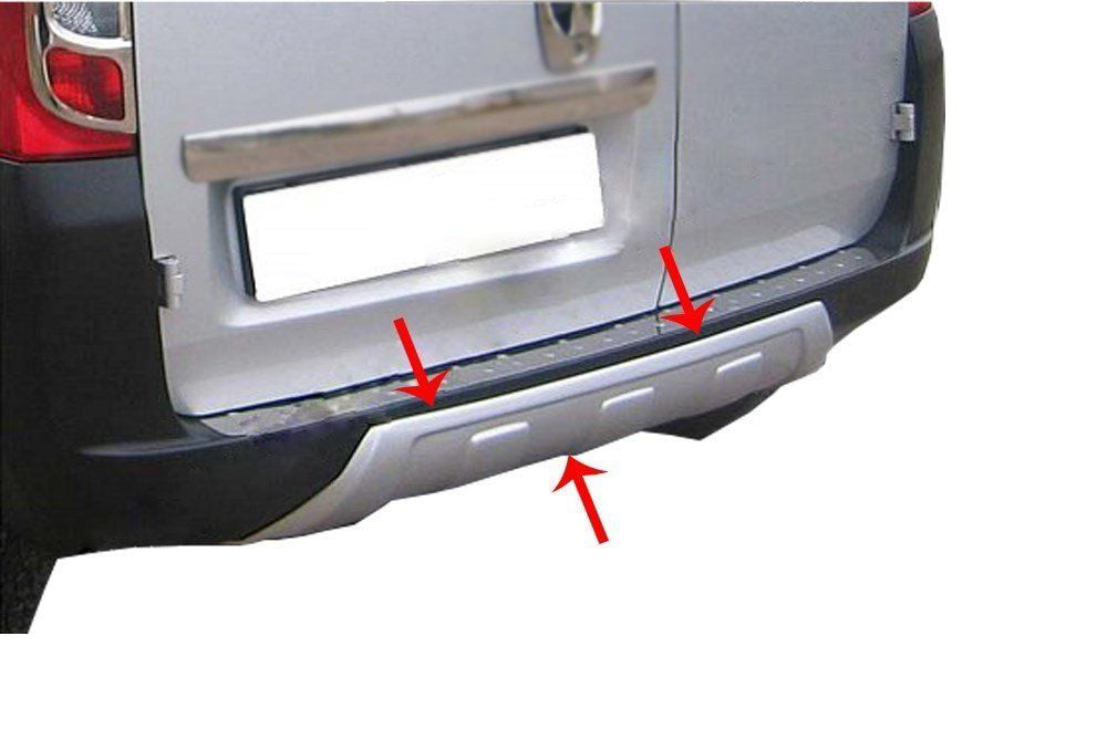 Citroen Nemo Uyumlu Arka Orta Tampon Fiber (Difüzör) 2008 Ve Sonr