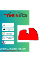 Citroen Nemo Van 2008 Ve Sonrası Prime Siyah Halı Mavi Kenar Halı