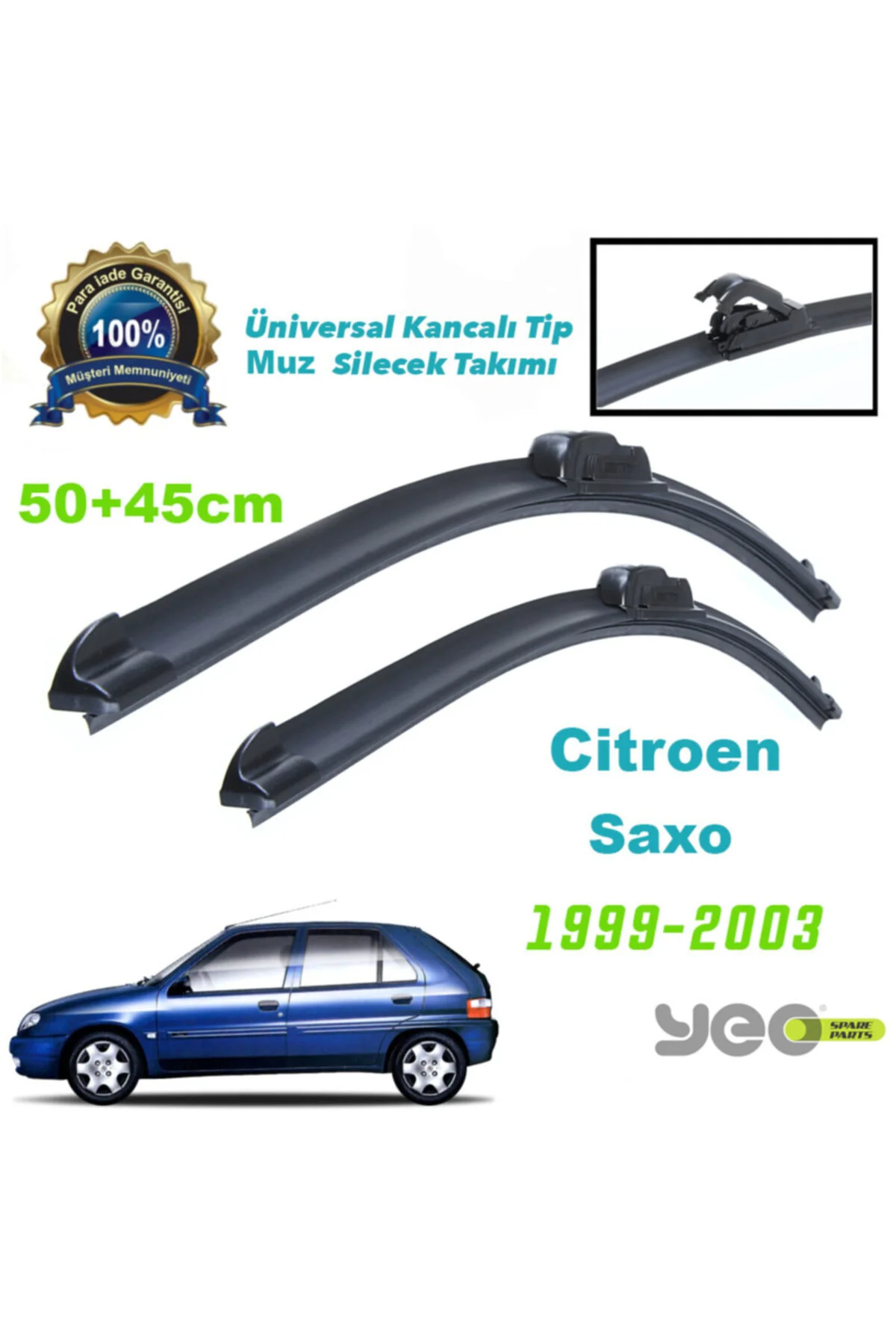 Citroen S.axo Aeroflex Muz Silecek Takımı