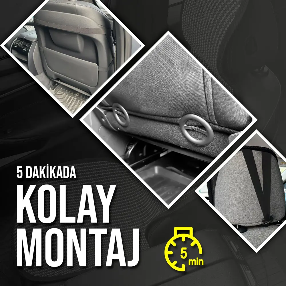 Citroen Saxo Uyumlu Koltuk Kılıfı Minder Çizgili Siyah Kırmızı 2+ Fiyatı, Yorumları ve Özellikleri