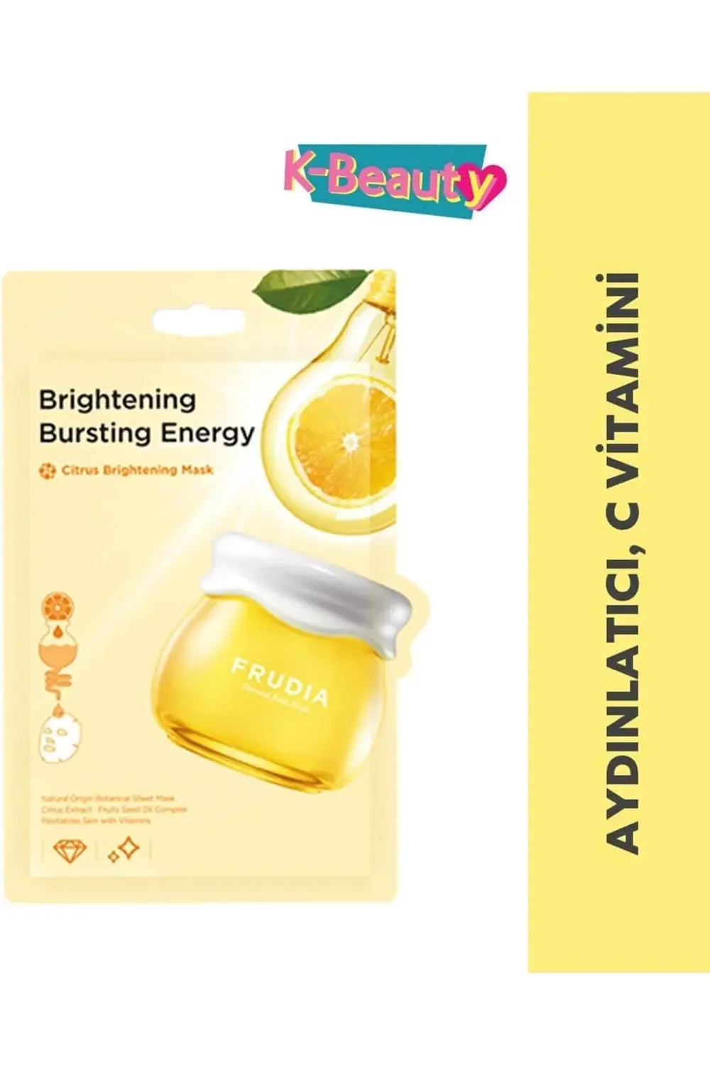 Citrus Yüz Maskesi Aydınlatıcı 1 Adet