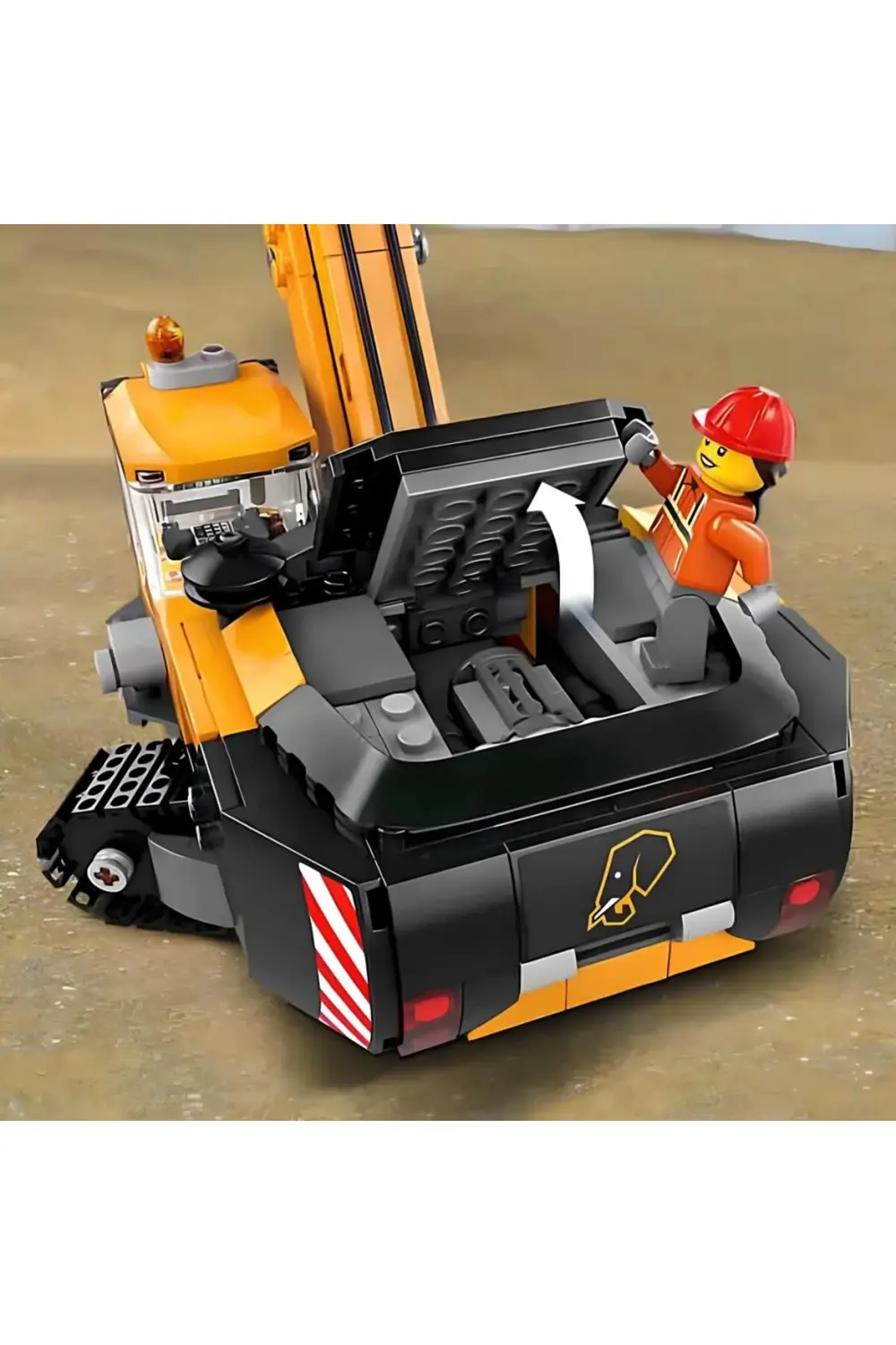 City Sarı İnşaat Ekskavatörü 60420