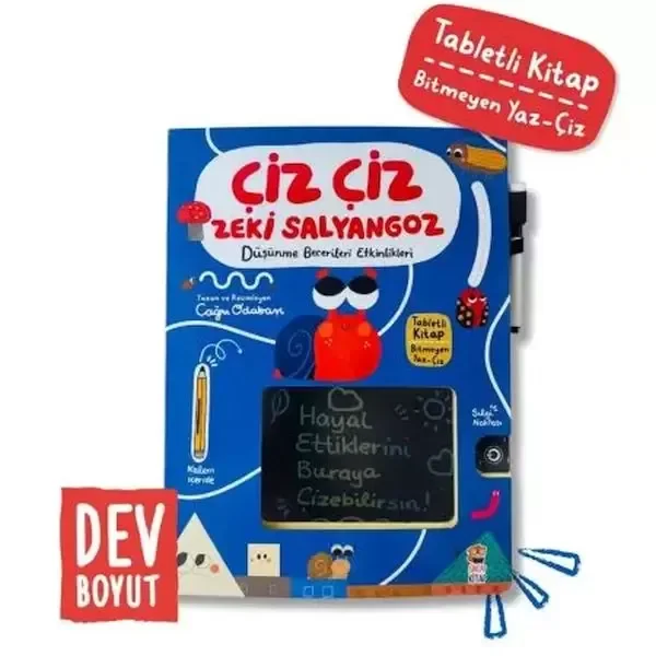 Çiz Çiz Zeki Salyangoz - Düşünme Becerileri Etkinlikleri Fiyatı, Yorumları ve Özellikleri