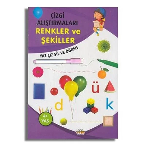 Çizgi Alıştırmaları Renkler ve Şekiller Fiyatı, Yorumları ve Özellikleri