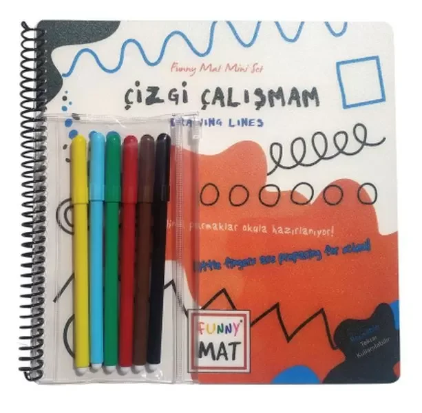Çizgi Çalışmam - Funny Mat Mini Set (Aktivite Seti) Çizgi Çalışmam - Funny Mat Mini Set (Aktivite Seti)