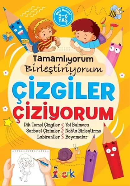 Çizgiler Çiziyorum - Tamamlıyorum Birleştiriyorum Çizgiler Çiziyorum - Tamamlıyorum Birleştiriyorum
