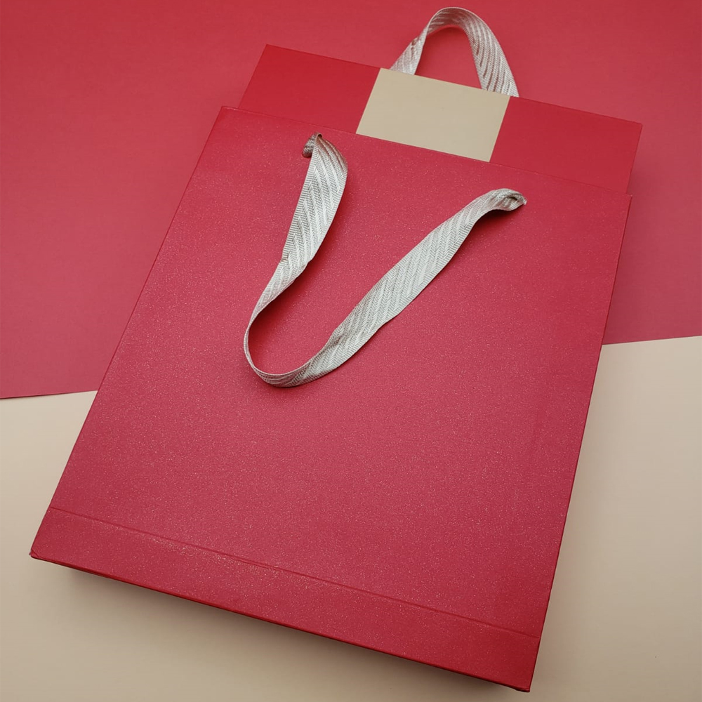 Çizgili Defter Ve Metal Kalem Seti Kırmızı