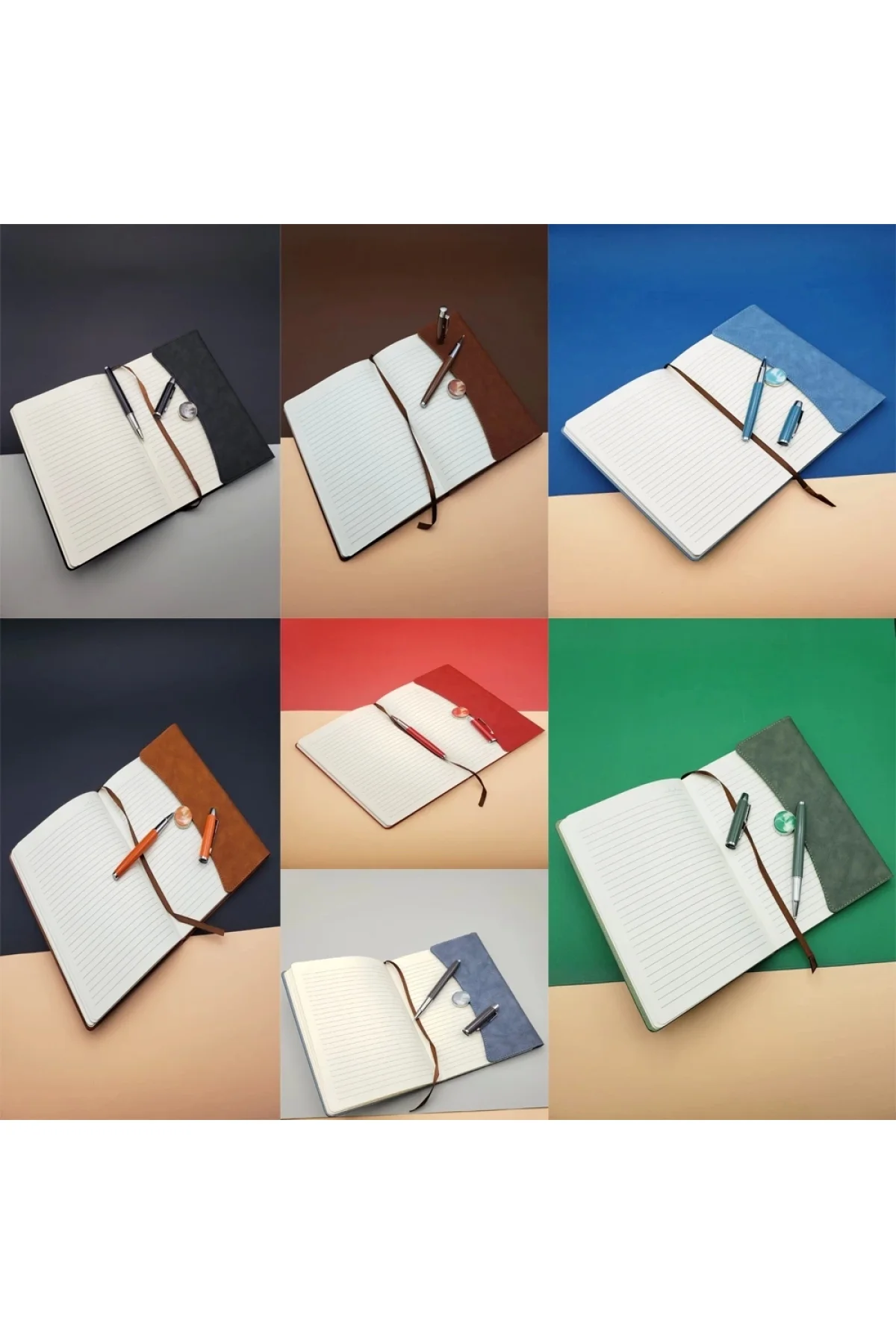 Çizgili Defter Ve Metal Kalem Seti Çizgili Defter Ve Metal Kalem Seti
