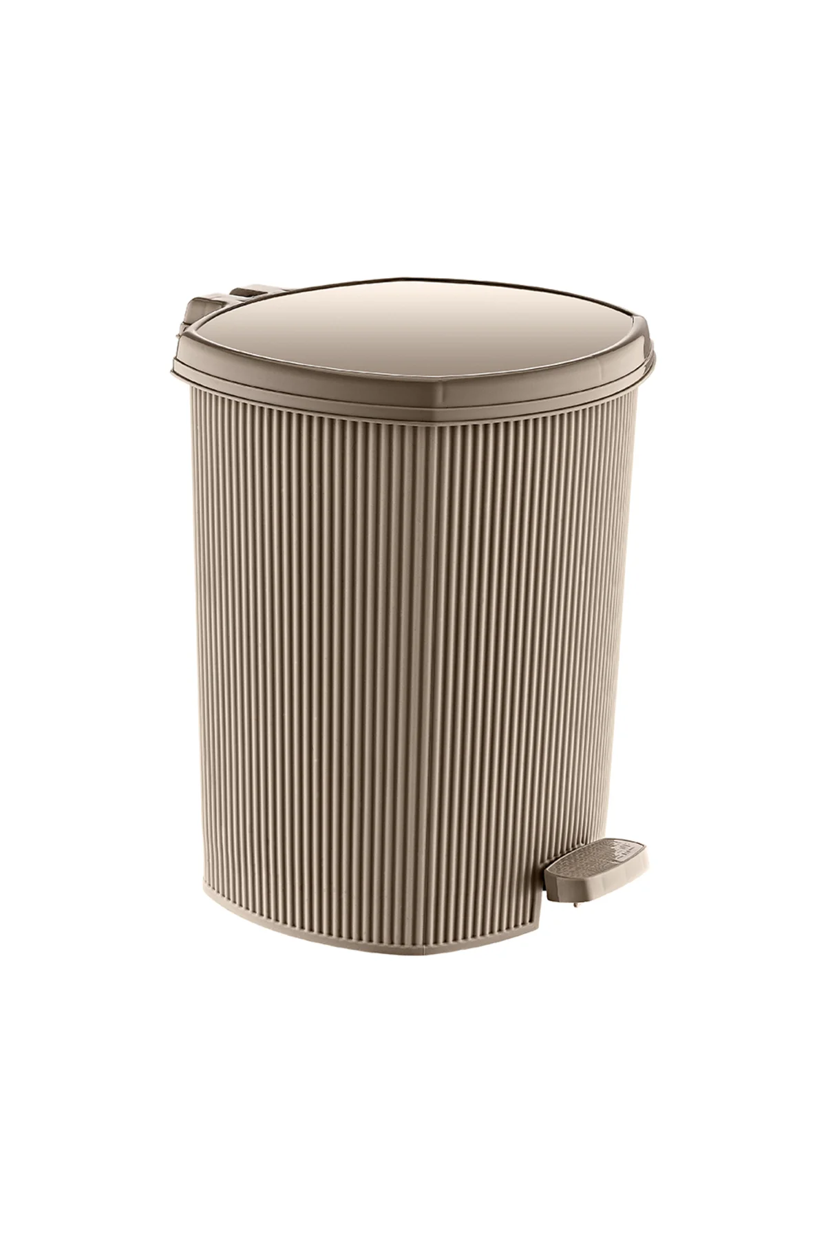 Çizgili Pedallı Çöp Kovası 6 Litre