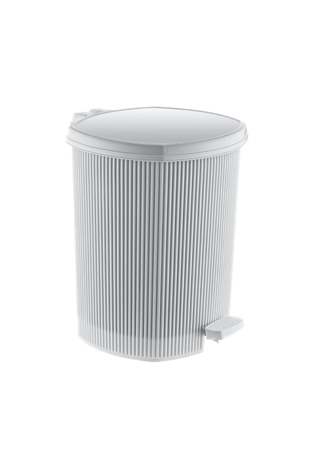 Çizgili Pedallı Çöp Kovası 11 Litre