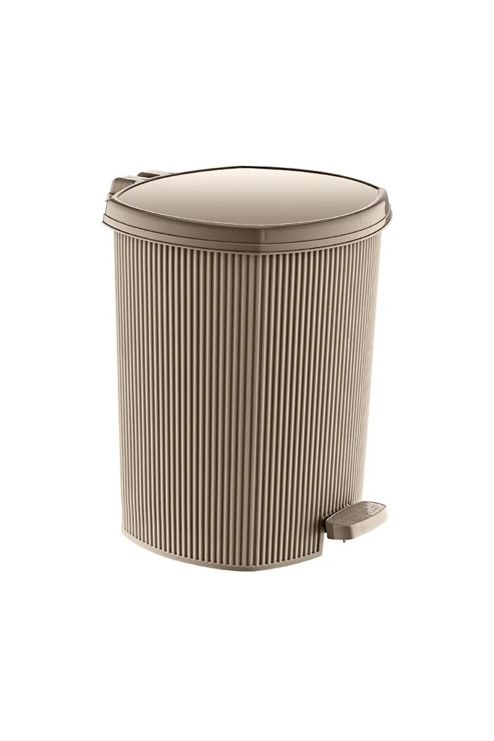 Çizgili Pedallı Çöp Kovası 6 Litre