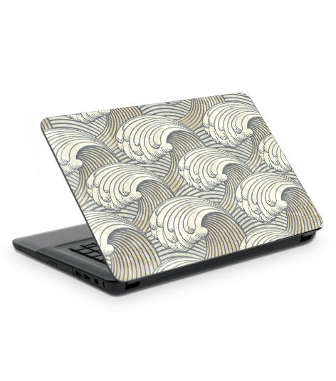 Artikel Çizgisel Dalgalar Notebook Sticker, Laptop Sticker,, Hp Sticker, 