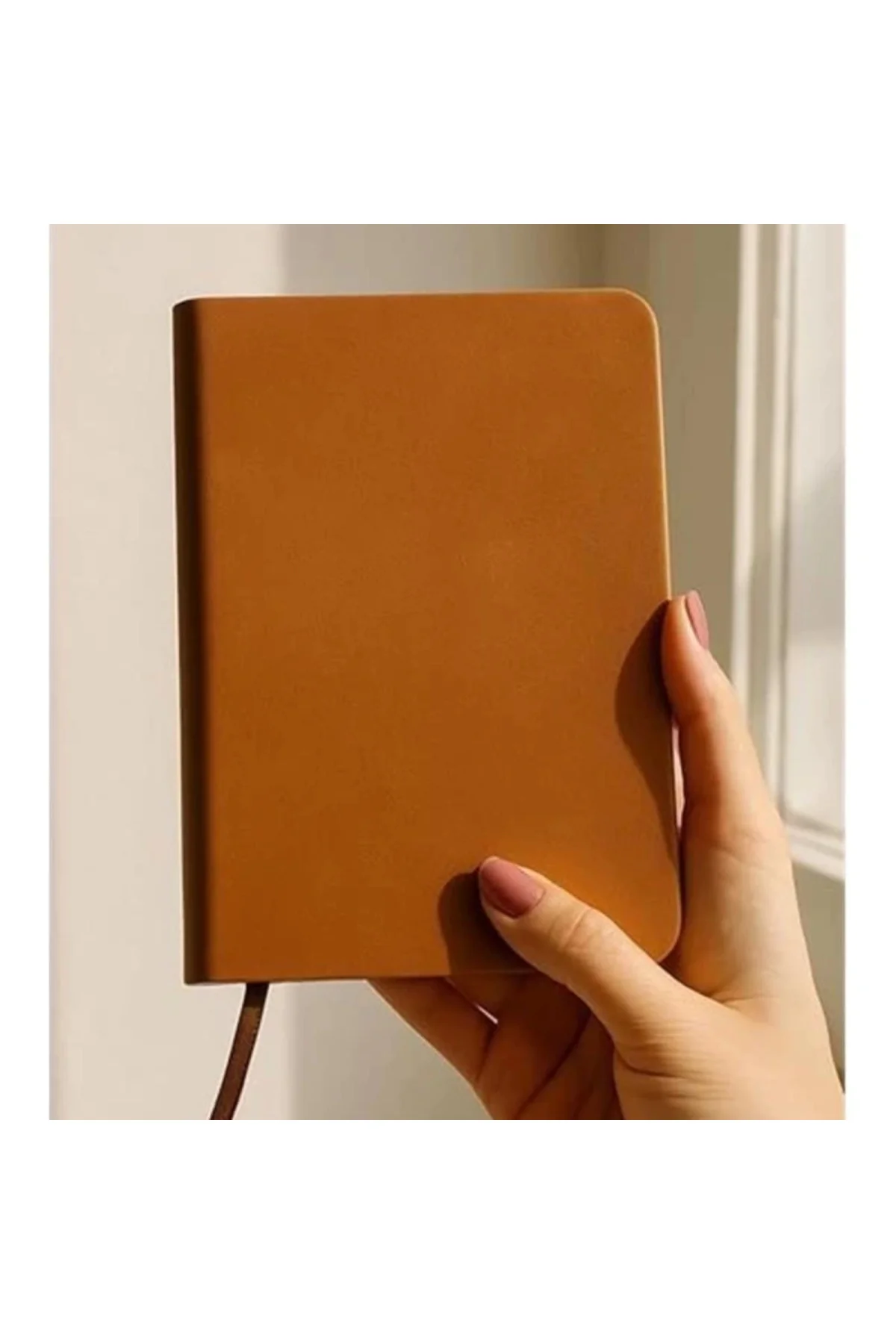 Çizgisiz Not Defteri, Taba Termo Deri Kapaklı Defter, 128 Yaprak A5 Defter, Ofis ve