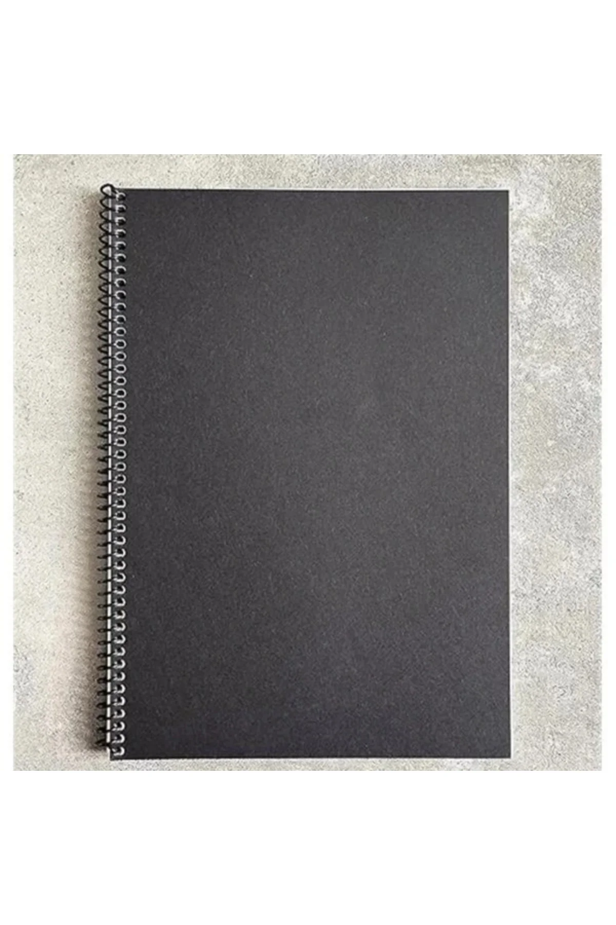 Çizgisiz Spiralli Not Defteri, A4 Boyut (21x29,7 cm), 60 Yaprak, 90gr. Ivory Kağıt