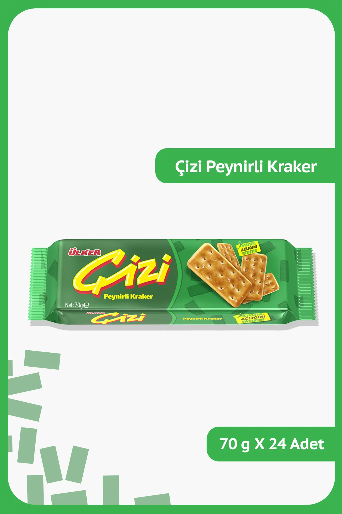 ÇİZİ Peynirli Kraker - 70 gram - 24 Adet