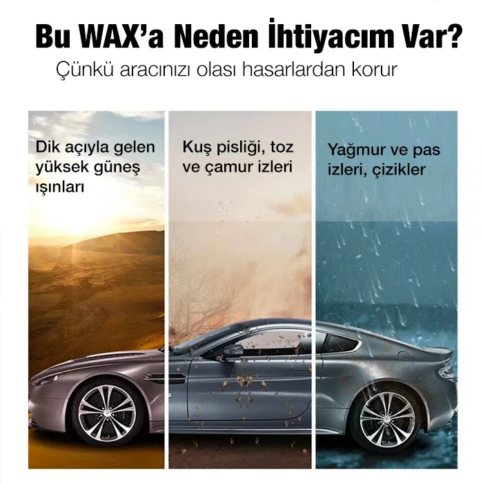 Çizik Giderici Parlatıcı Balmumu - Araba Boya Koruyucu 250 gr