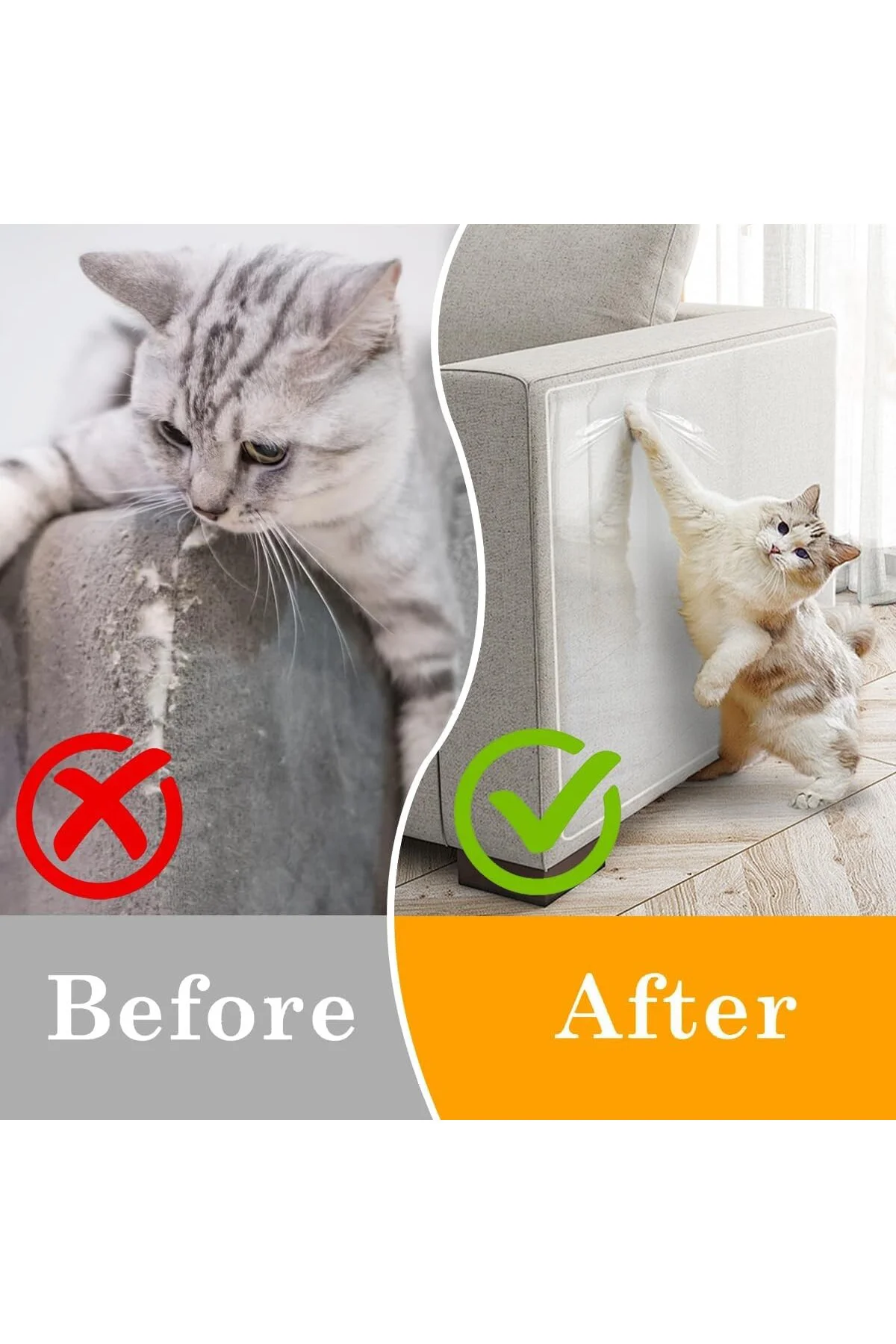 Çizilmeye karşı koruma, kedi bandı, kendinden yapışkanlı, kedi tı