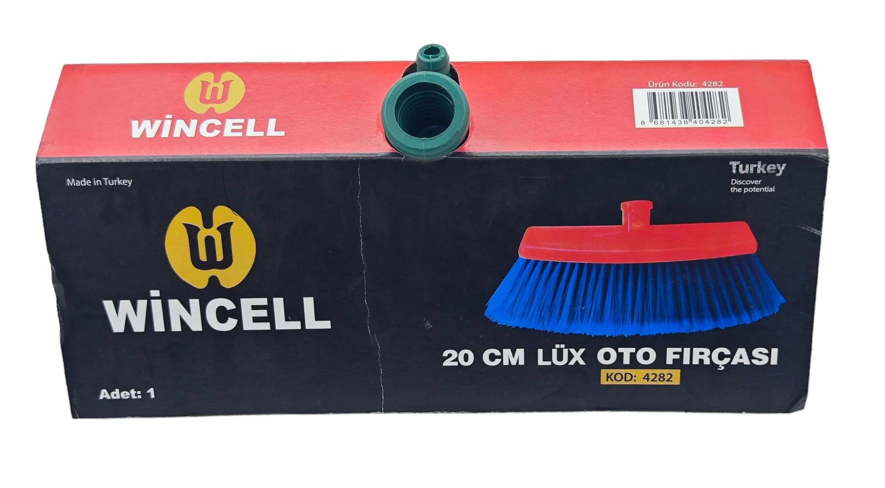 CK 4282   Wincell Kutulu Lüks Oto Fırçası 20cm