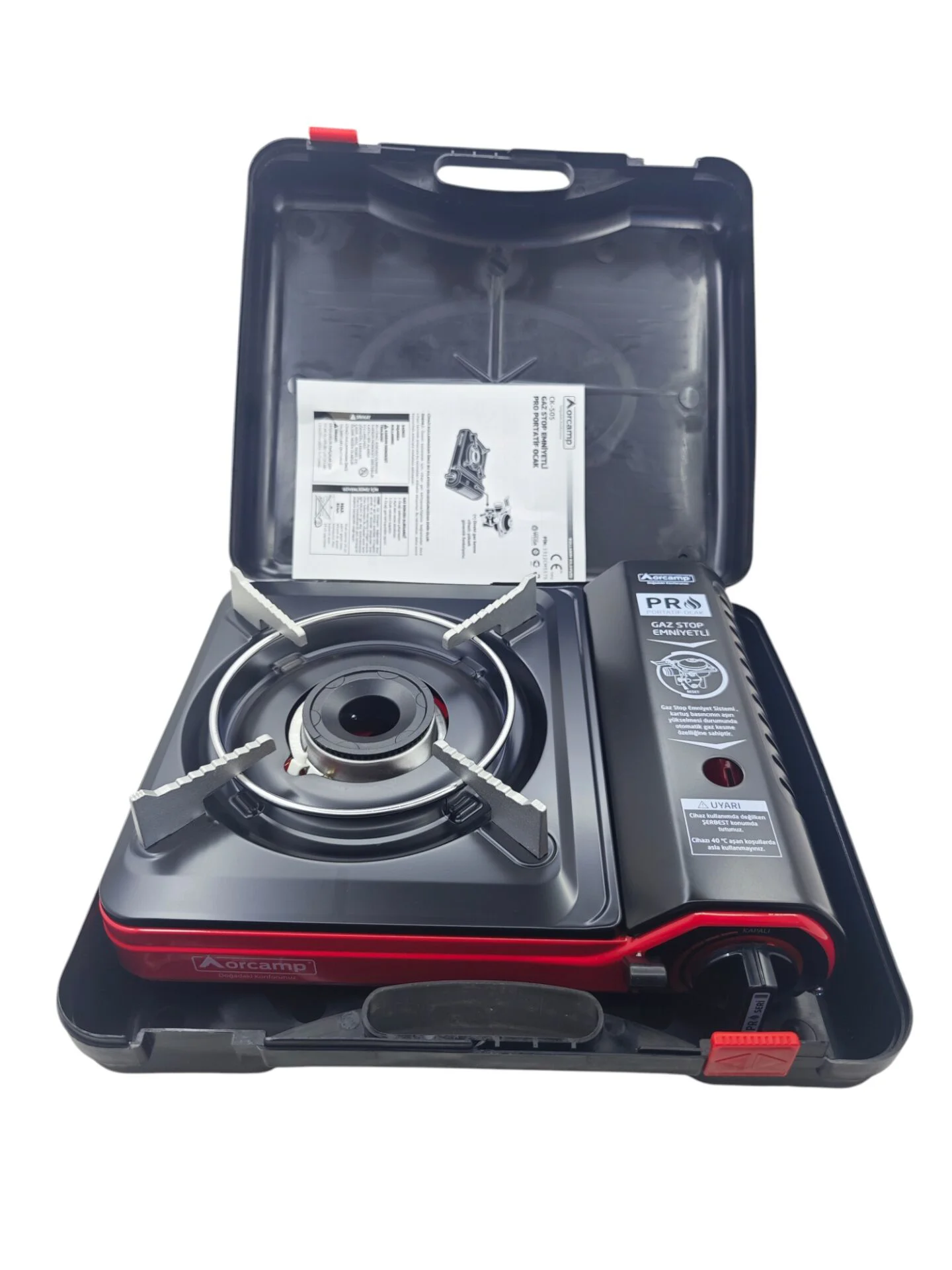 CK-505   Orcamp Pro Portatif Ocak - Kırmızı