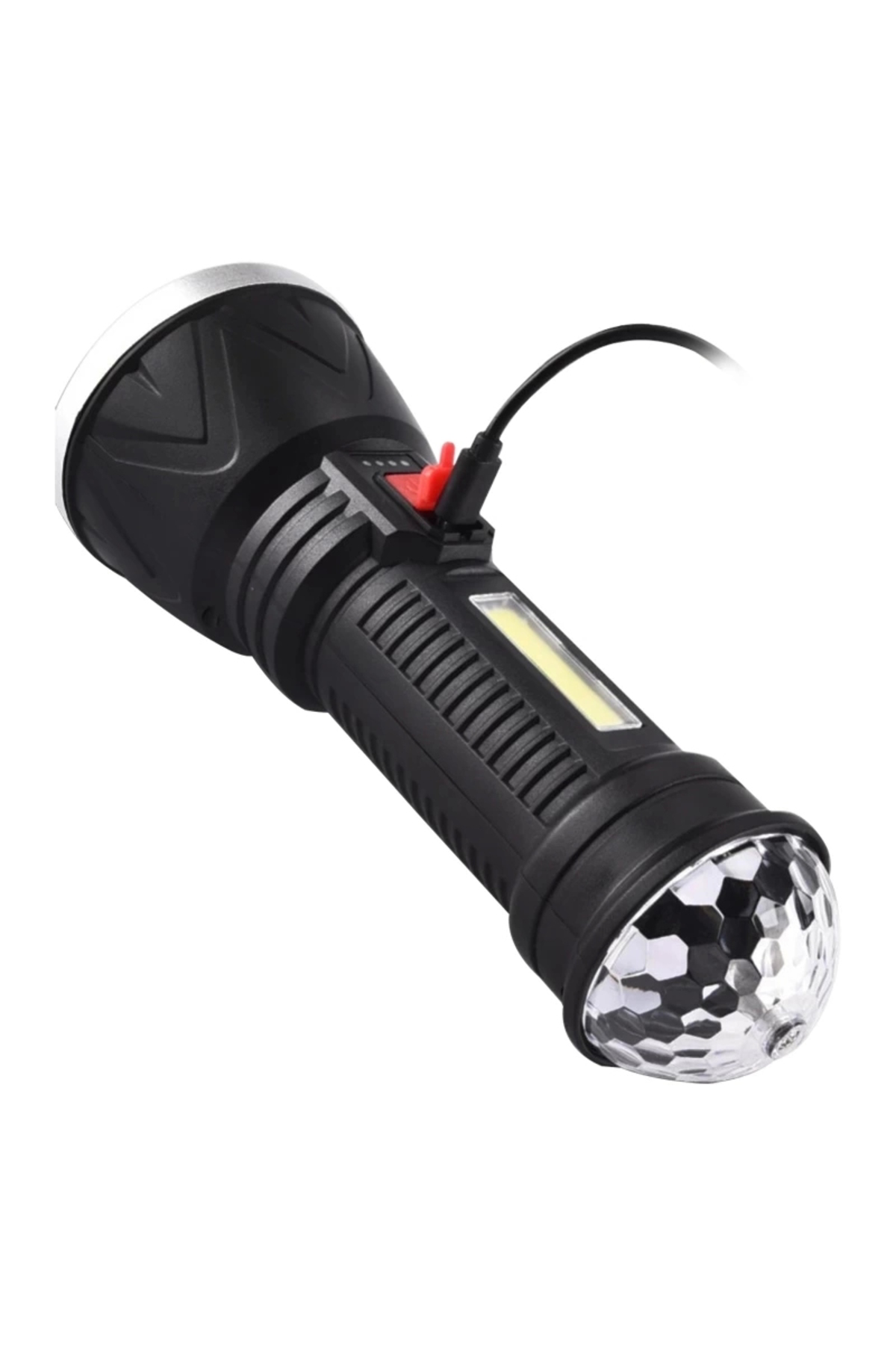 Cl-w09 9+1 Ledli Mini Disko Toplu Şarjlı El Feneri