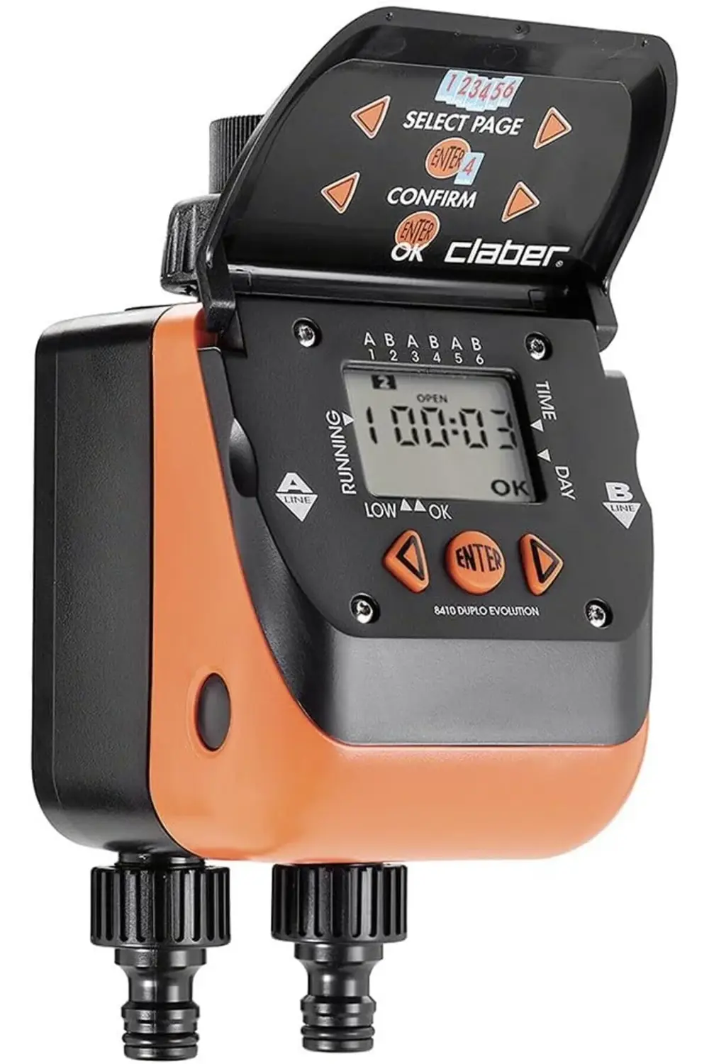 CLABER 8410 AQUADUE EVOLUTION, 2 ÇIKIŞLI OTOMATİK TIMER, SULAMA Z