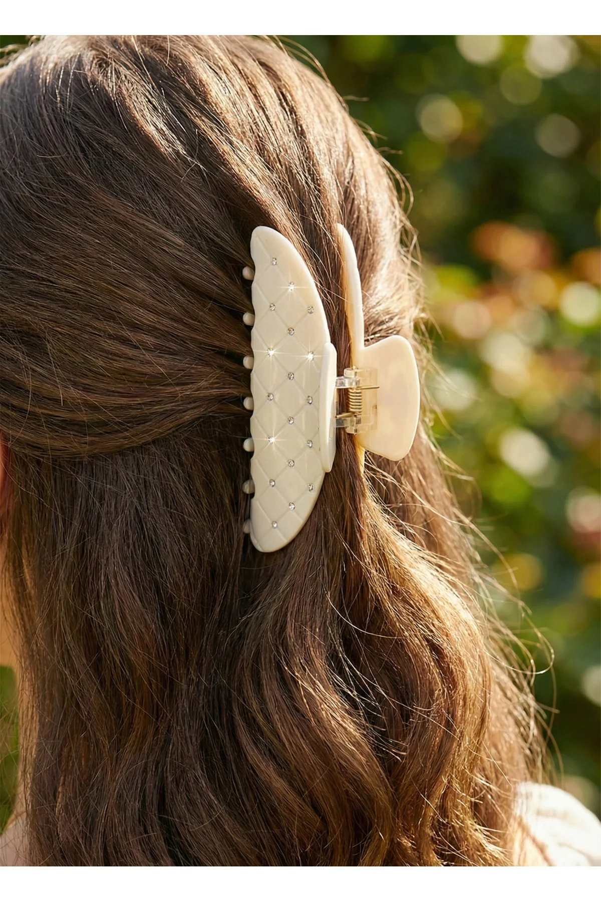 Claire's Beyaz Mandal Toka