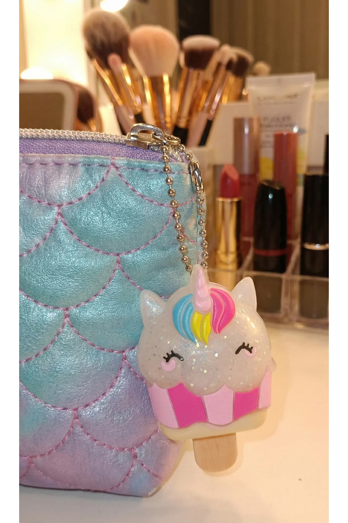 Claire's Birthday Cake Aromalı Askılı Lip Gloss - Dudak Parlatıcı