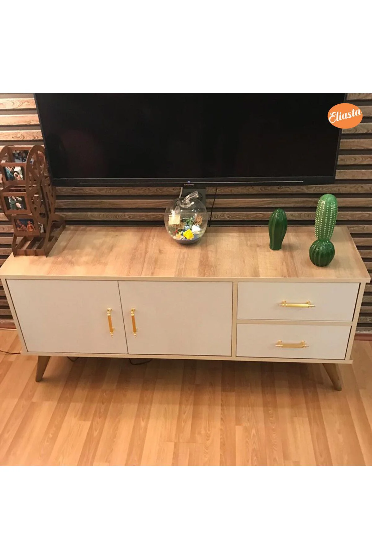 Claros Tv Sehpası Tv Ünitesi 150X40X60 cm Tv Standı