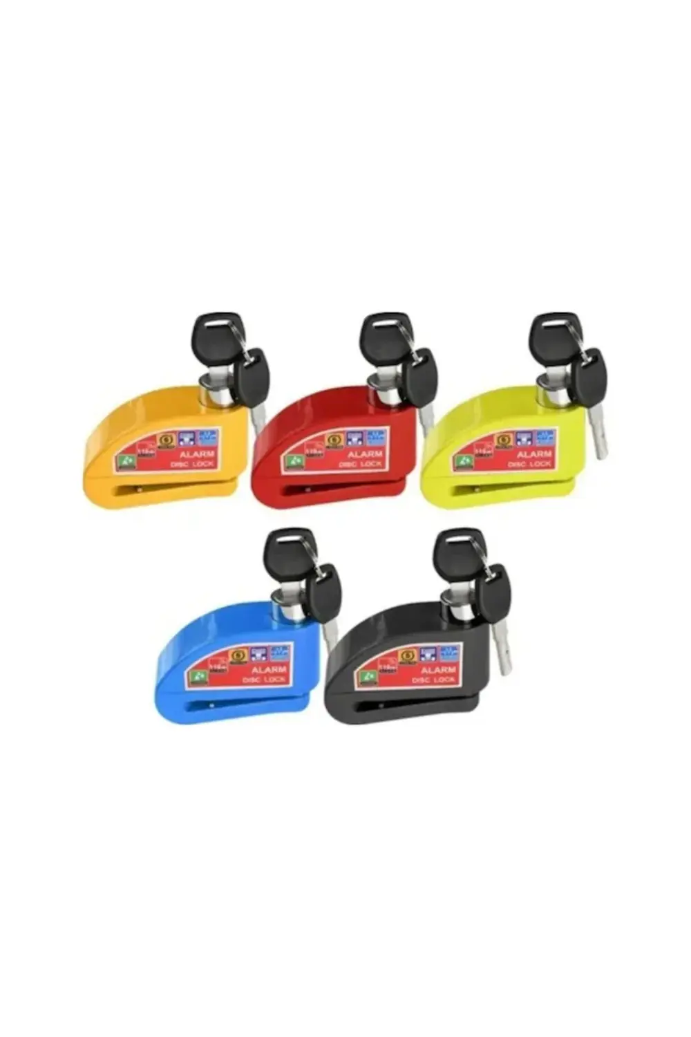 Class Locks 110 Db Sarı Alarmlı Disk Kilidi