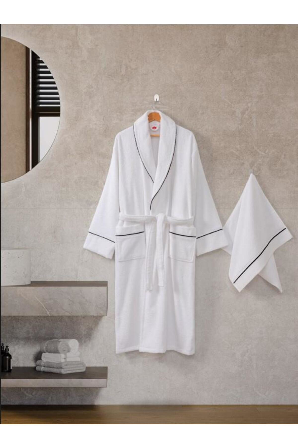 K&A Classic Bornoz Seti Mahur L-Xl Unisex