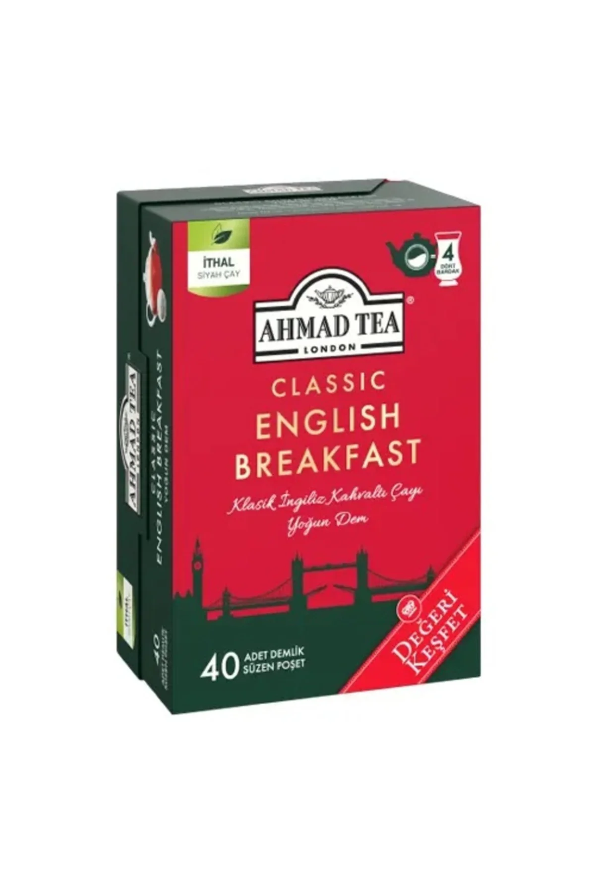 Classic English Breakfast Klasik Kahvaltı Çayı 40'lı