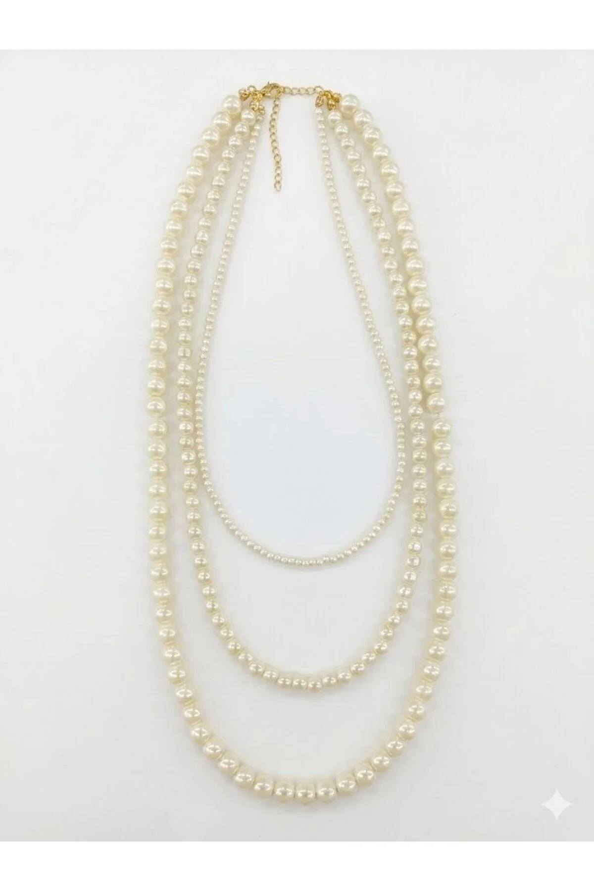 Classic Glow İnci Katman Kolye - Kl0308