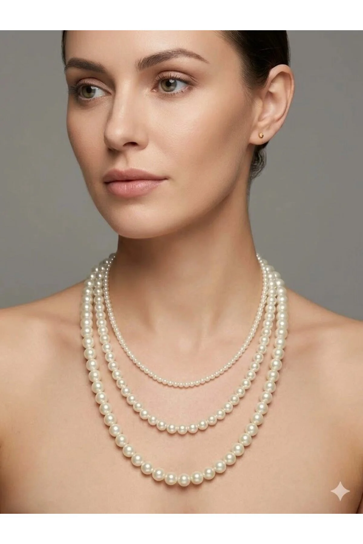 Classic Glow İnci Katman Kolye - Kl0308
