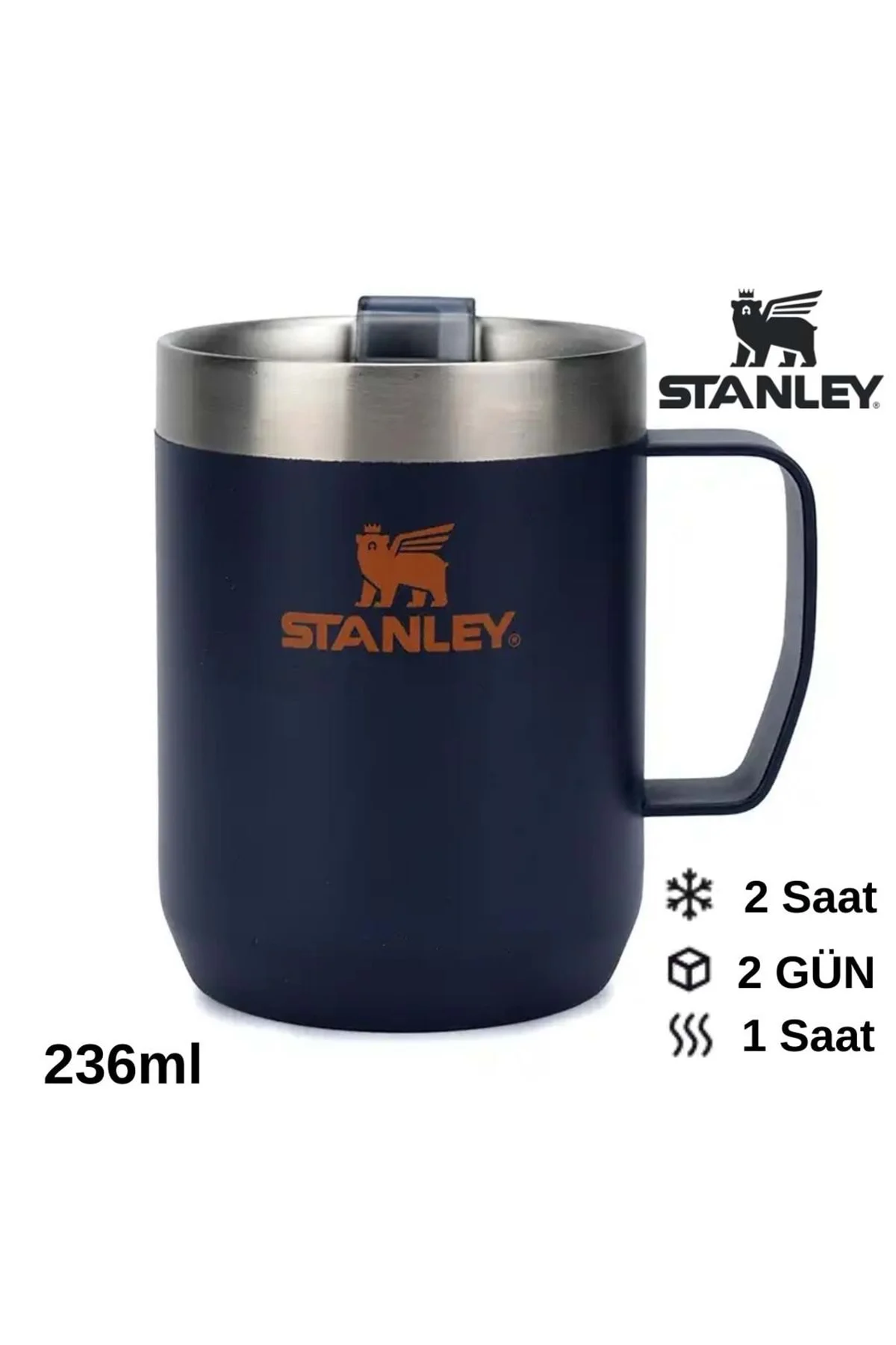 Classic Legendary Camp Mug 0.23L Termos Kupa Kamp Bardak Matara L
