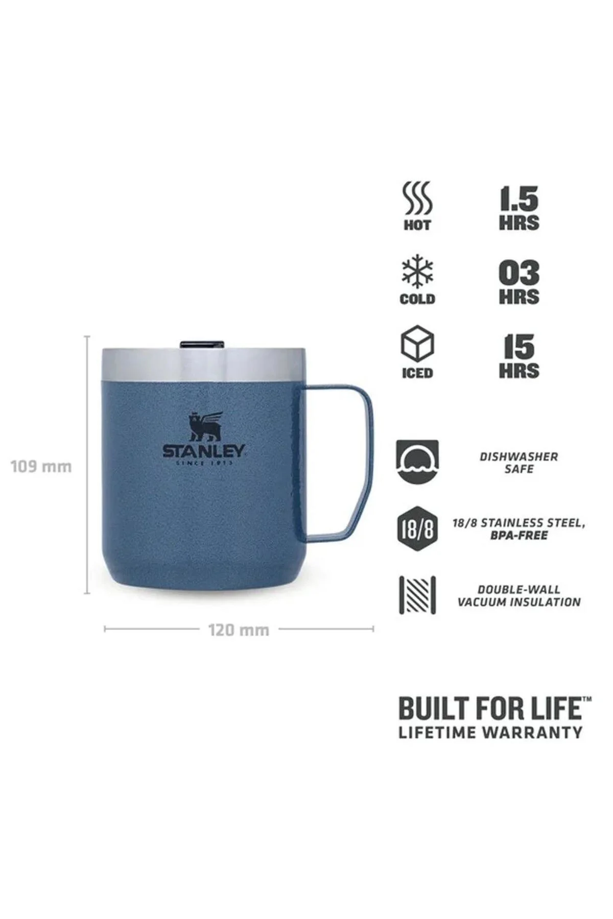 Classic Legendary Camp Mug | 0.35L Koyu Mavi
