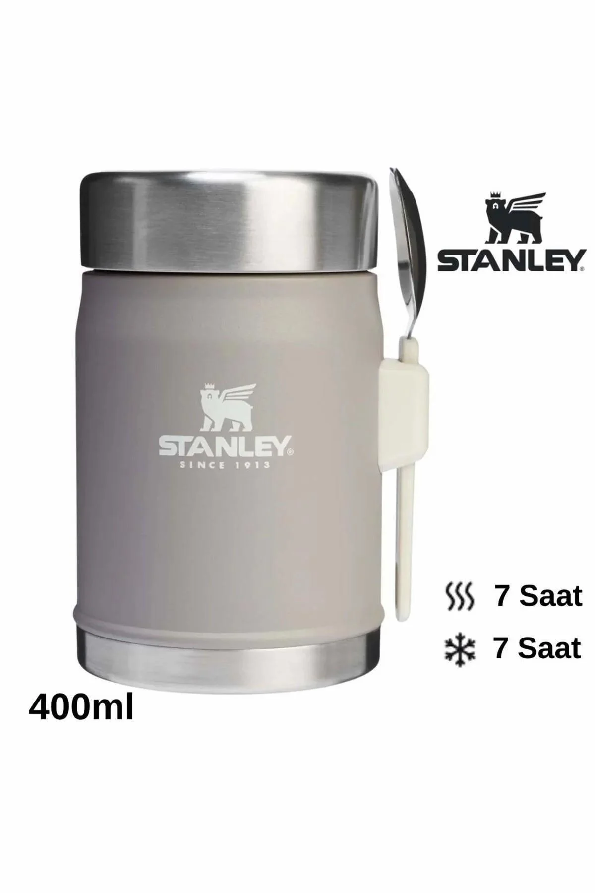 Classic Legendary Kaşıklı Yemek Termosu | 0.4L / 14Oz 2.0 Gri 10-