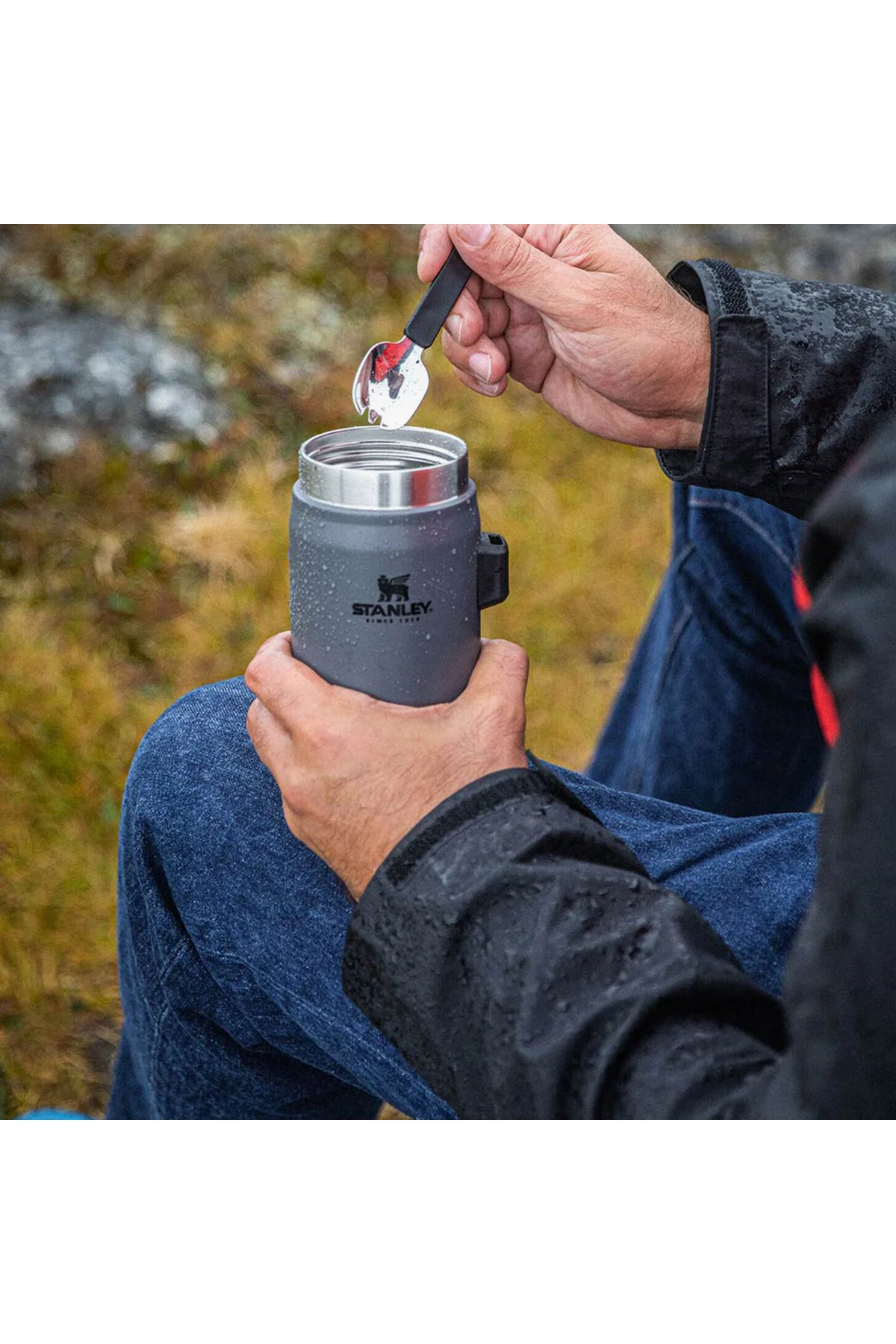 Classic Legendary Kaşıklı Yemek Termosu | 0.4L Koyu Mavi
