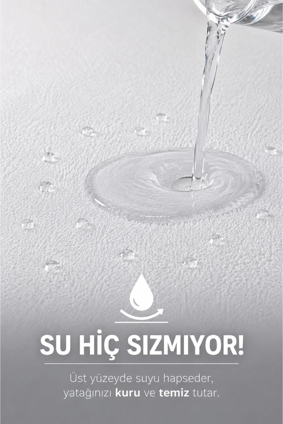 Classic Mikro Fitted Full Kenar Su Sıvı Geçirmez Yatak Koruyucu Alez Bebek-Tek-Çift Kişilik Battal - Görsel 5