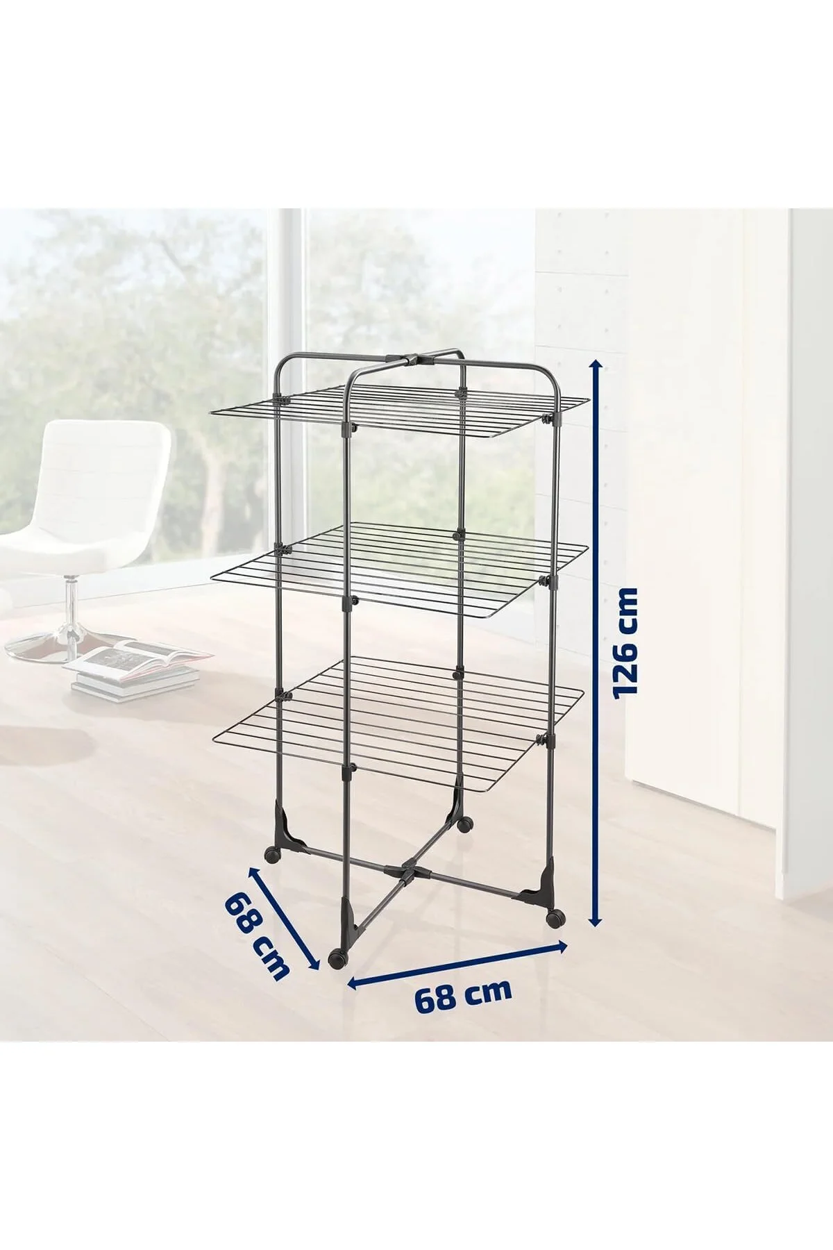Classic Tower 270 Black Edition tekerlekli kurutma makinesi, 2 – 