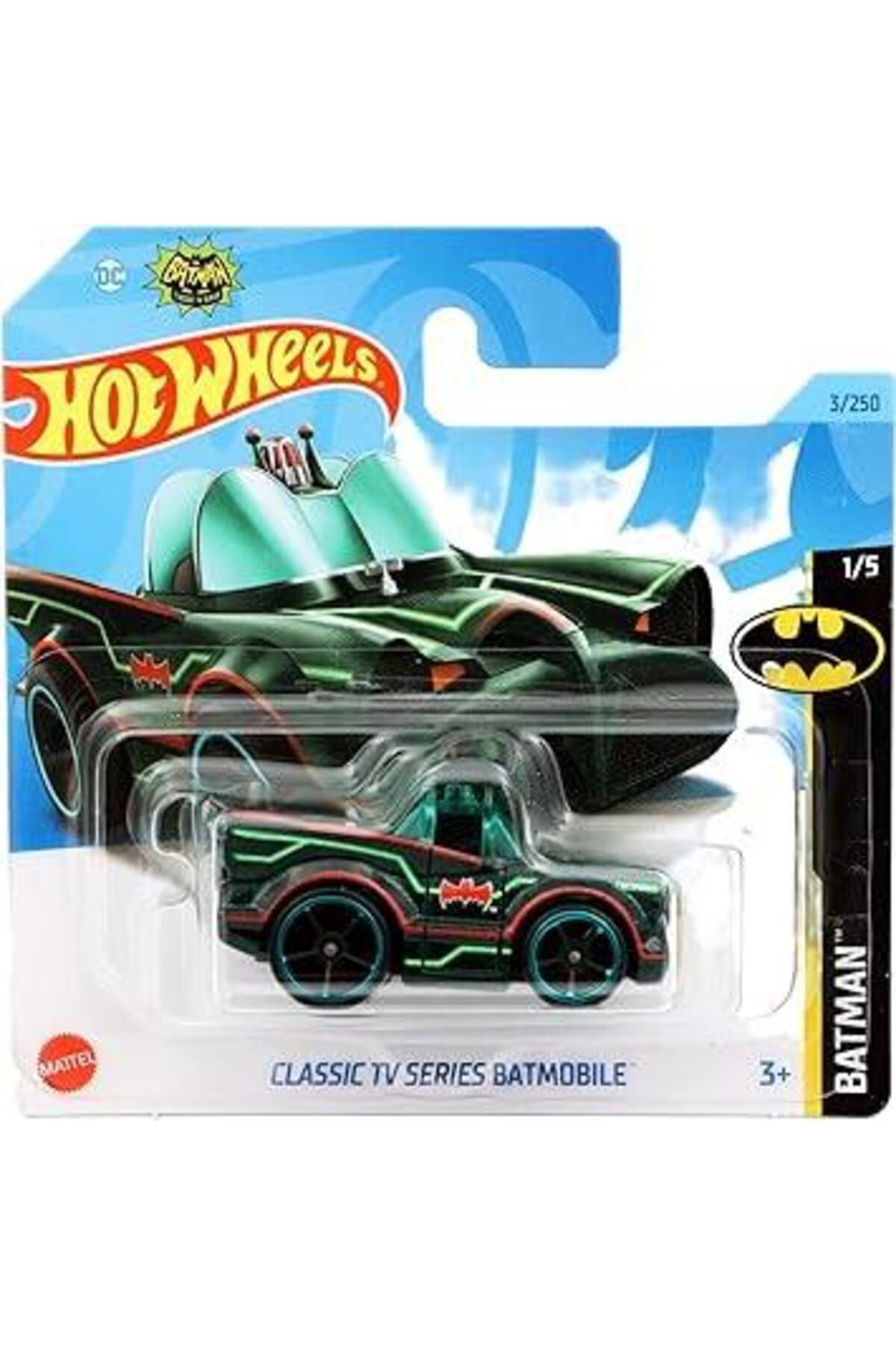 Hot Wheels Classic Tv Series Batmobile 1/5 3/250 Model Araba